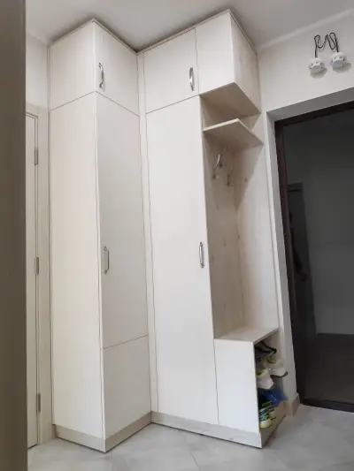 Дизайн прихожей со шкафом — прихожая с угловым шкафом