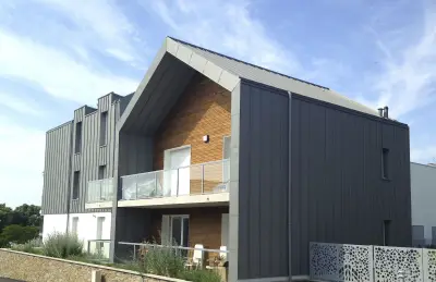 Bardage aluminium à joint debout pour façade dalalu bardage imitation zinc