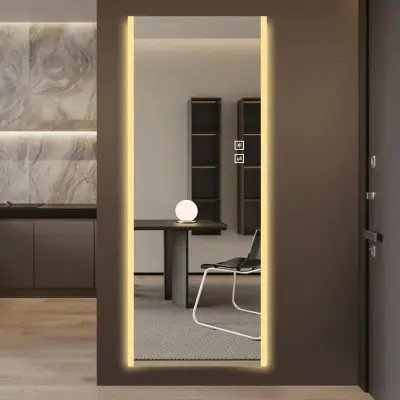 Glassberry зеркало настенное прямоугольное с подсветкой 4000к 160 х 80 см