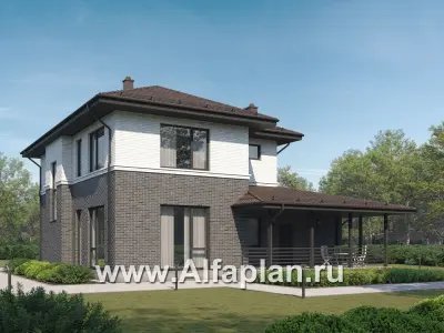 Проекты домов из газобетона для постоянного проживания двухэтажный