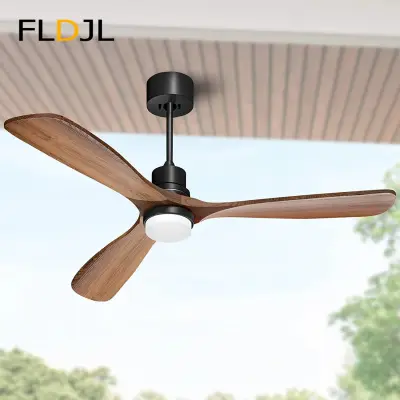 Потолочный вентилятор деревянный