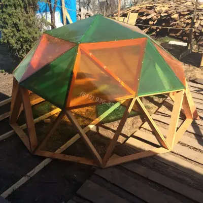 Дом купол — сферические беседки