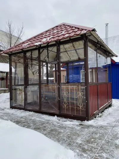 Мягкие окна на беседке — мягкие окна для веранды