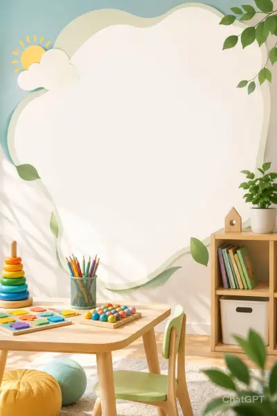 Стены в детской — интерьер детская
