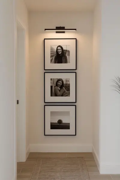 Фоторамка в интерьер — интерьер гостинной