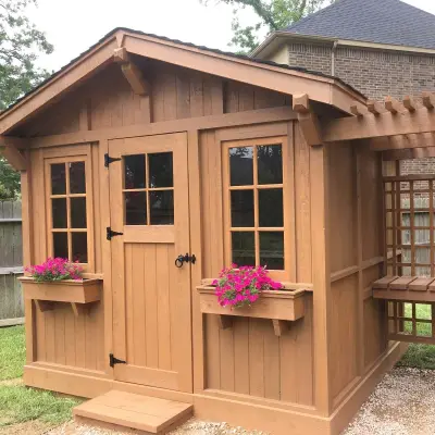 Садовый домик shed garden — сарай для дачи деревянный