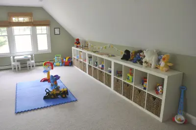 Стеллажи для детского сада — детский стеллаж для игрушек