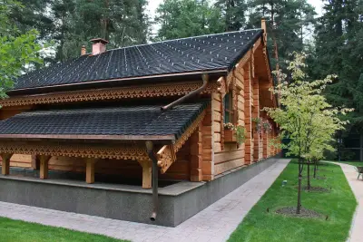 Дома из кедра — деревянный дом в русском стиле