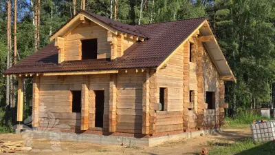 Дома из лафета — сруб из лафета