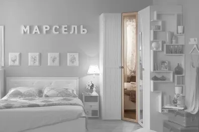 Шкаф угловой ричард рш-26 ясень анкор светлый — спальня с угловым шкафом