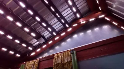 Подсветка беседки — освещение в беседке