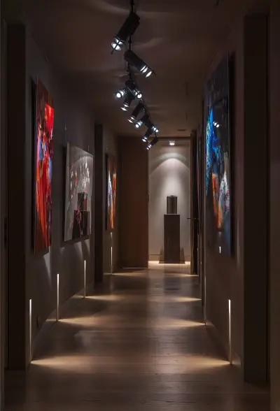 Квартира интерьер — коридор освещение