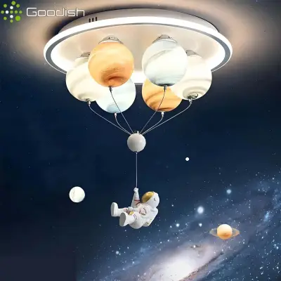 Детский светильник космонавт — люстра светодиодная детская космонавт