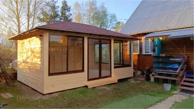Беседка панорамная — закрытая или застекленная беседка
