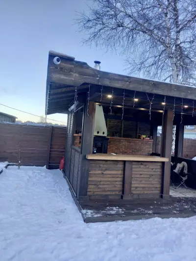 Поликарбонат на беседку — беседка