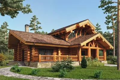 Дома из кедра — проект деревянного дома