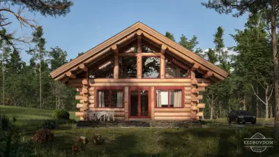 Проект деревянного дома — дома из кедра