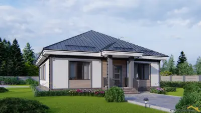 Проекты домов из газобетона для постоянного проживания до 150 кв м одноэтажные